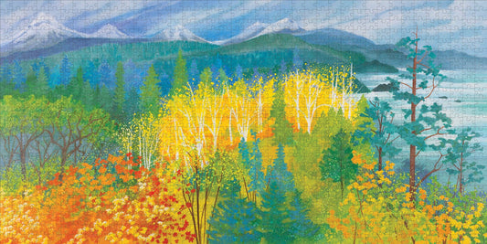 Pomegranate - Joan Metcalf: The Cascades 1000-Piece Jigsaw Puzzle - PMA Store at the Portland Museum of Art, Maine