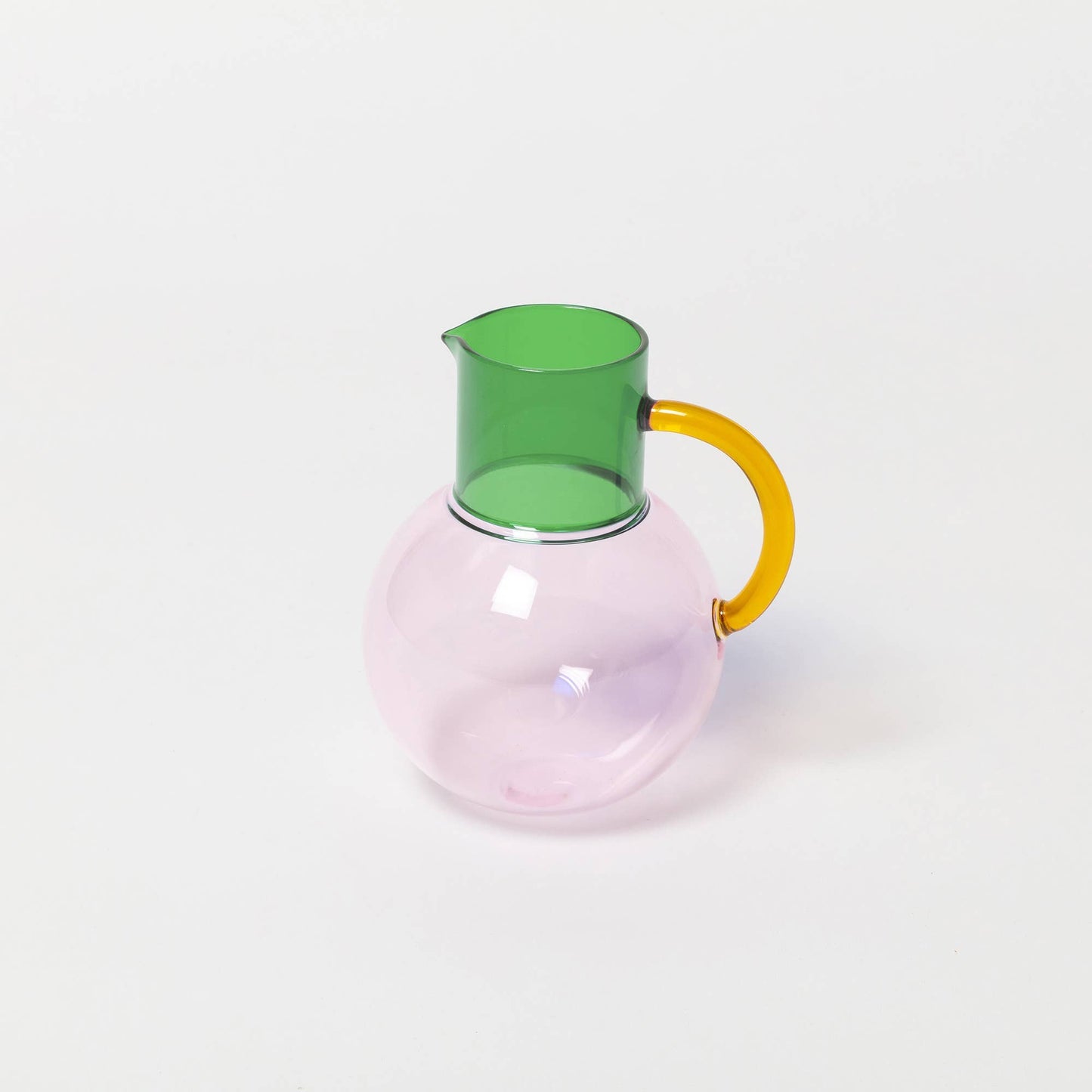 Block Design US - Pablo Glass Jug - Small: Teal Purple Amber