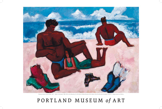 Notecard Marsden Hartley Beach - PMA Store at the Portland Museum of Art, Maine