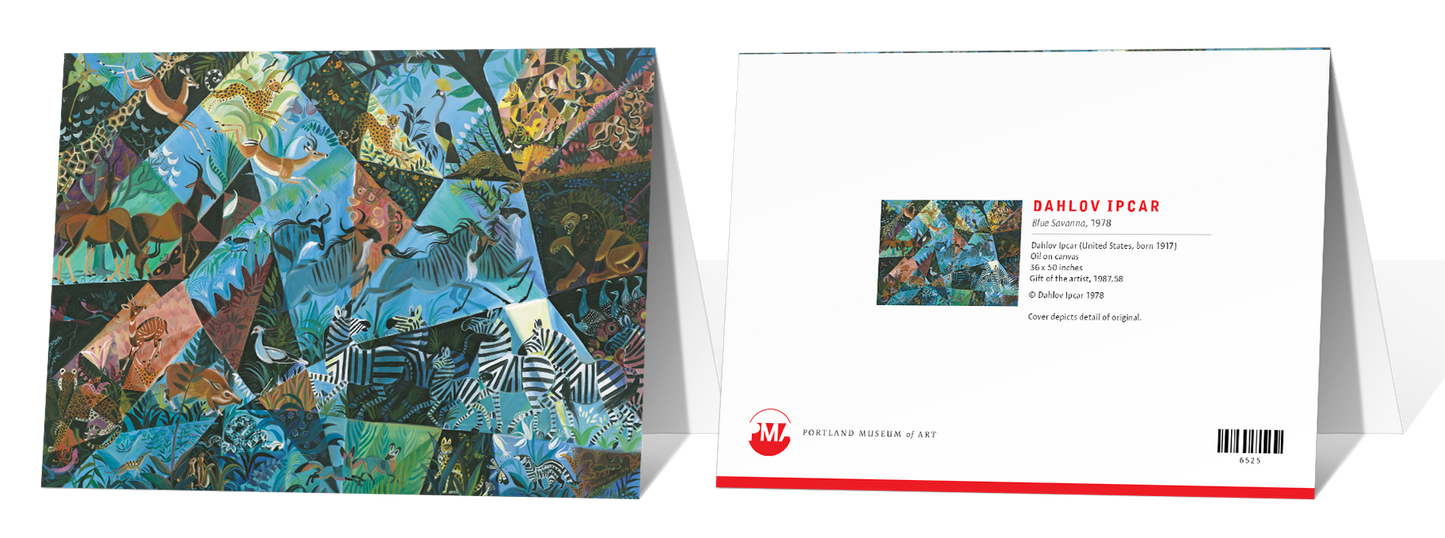 Blue Savanna, 1978 by Dahlov Ipcar - PMA Store at the Portland Museum of Art, Maine