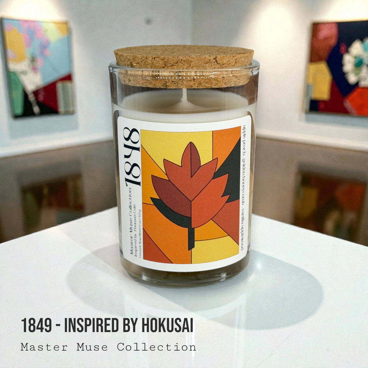 The Scented Palette - Apple Honey Thomas Cole-Inspired Fall Art Candle — 1848: Candle