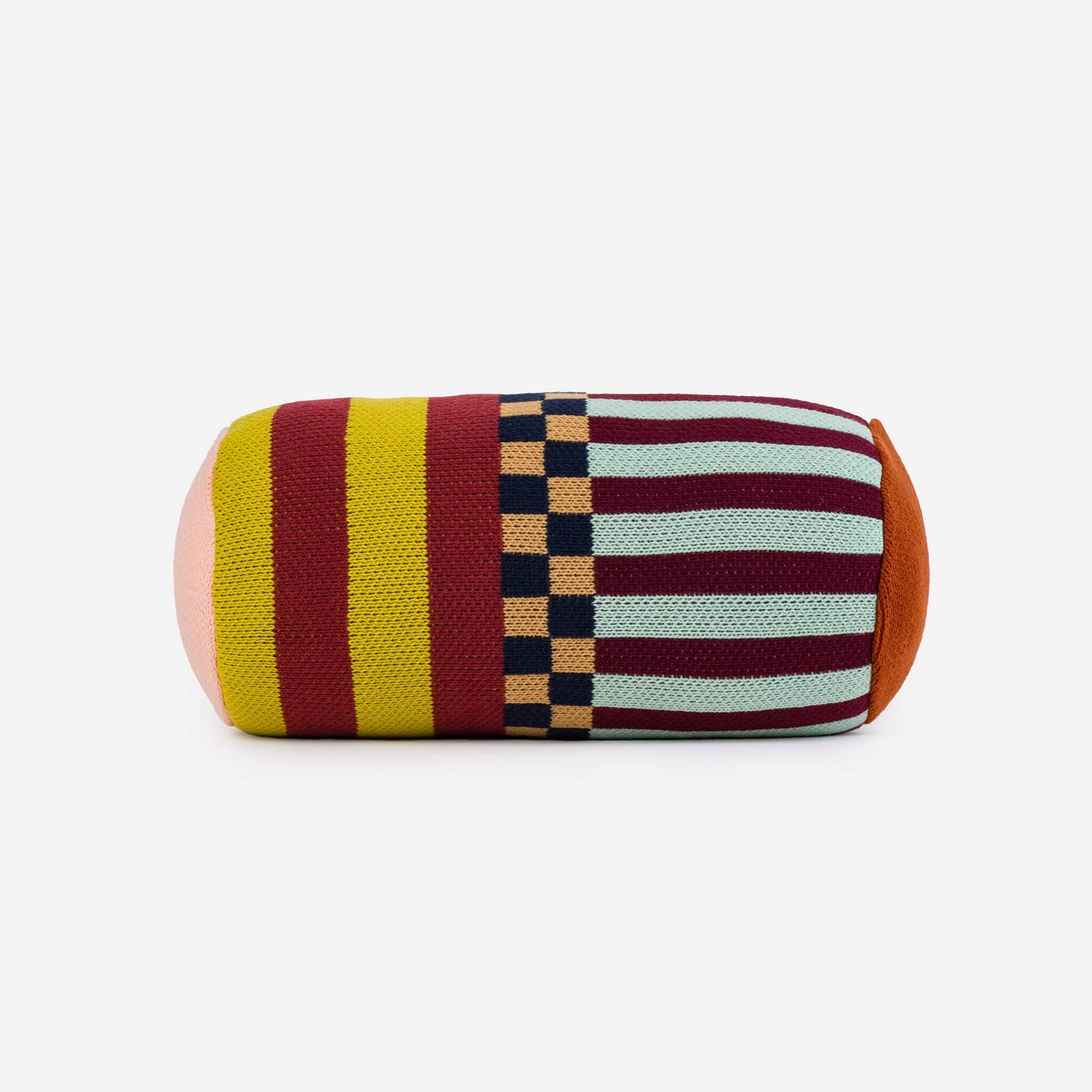 Pattern Patch Bolster Pillow: Multi 2 - PMA Store at the Portland Museum of Art, Maine
