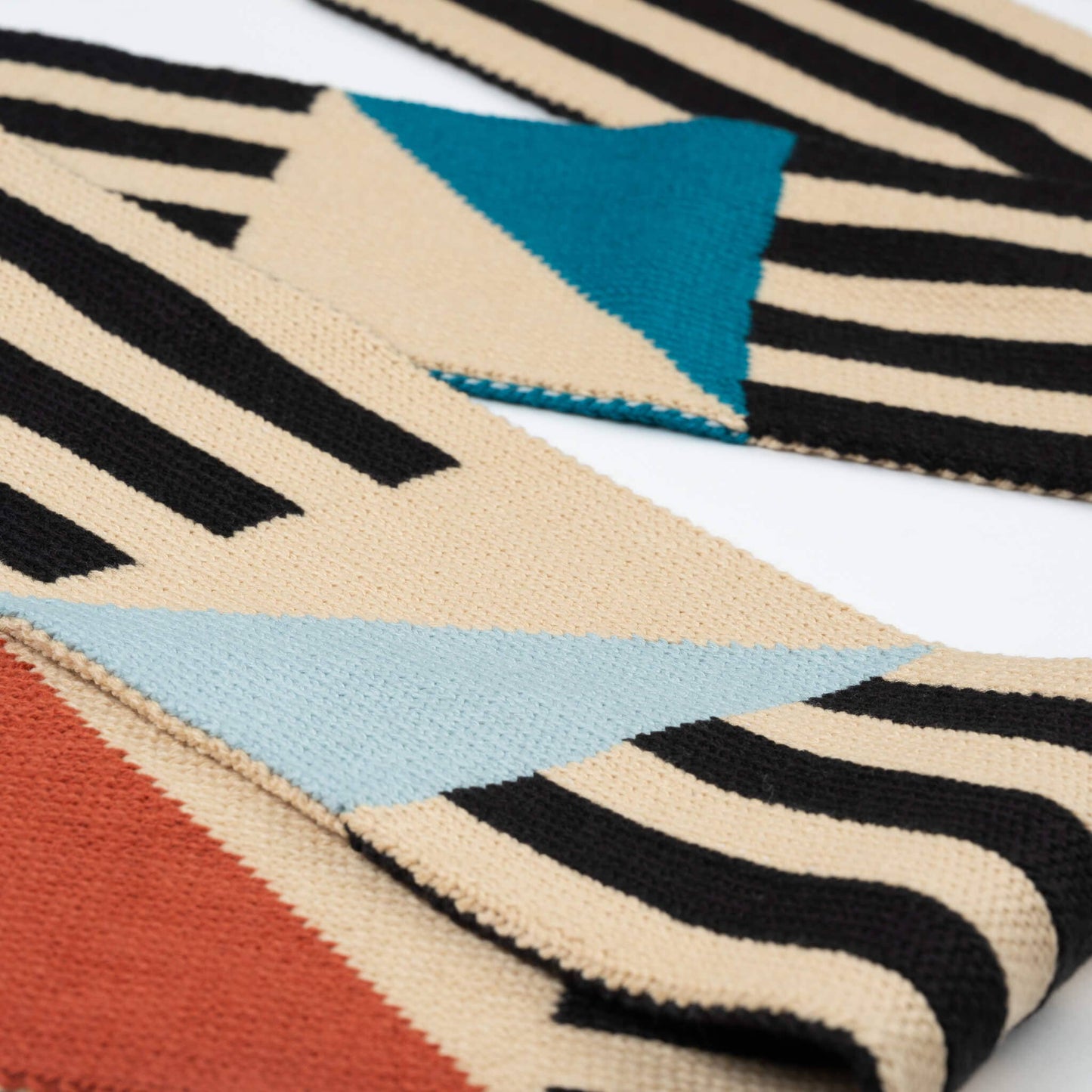 VERLOOP | knits - Sailboat Skinny Scarf: Black - PMA Store at the Portland Museum of Art, Maine