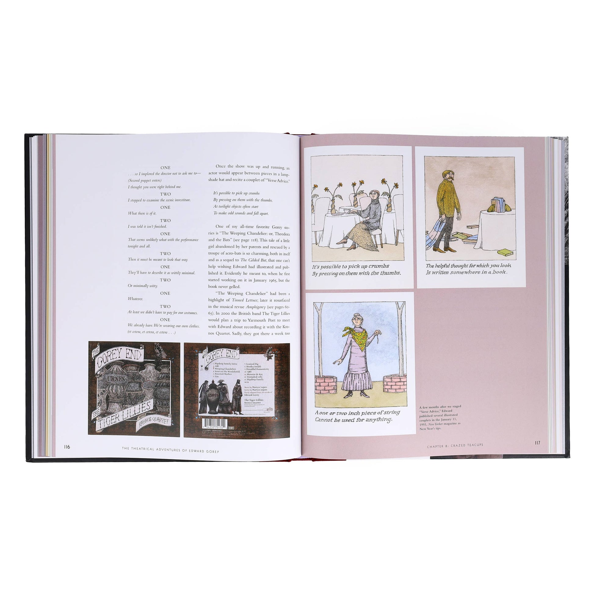 Chronicle Books - Theatrical Adventures of Edward Gorey - PMA Store at the Portland Museum of Art, Maine
