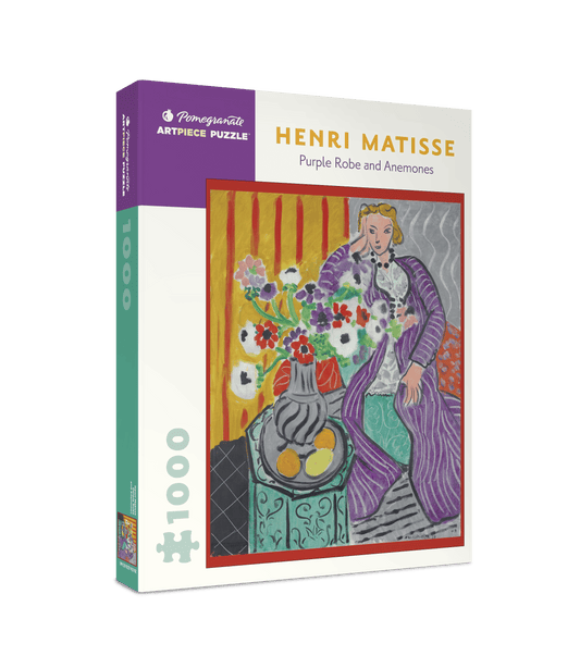Pomegranate - Henri Matisse: Purple Robe and Anemones 1000-piece Jigsaw Puzzle - PMA Store at the Portland Museum of Art, Maine