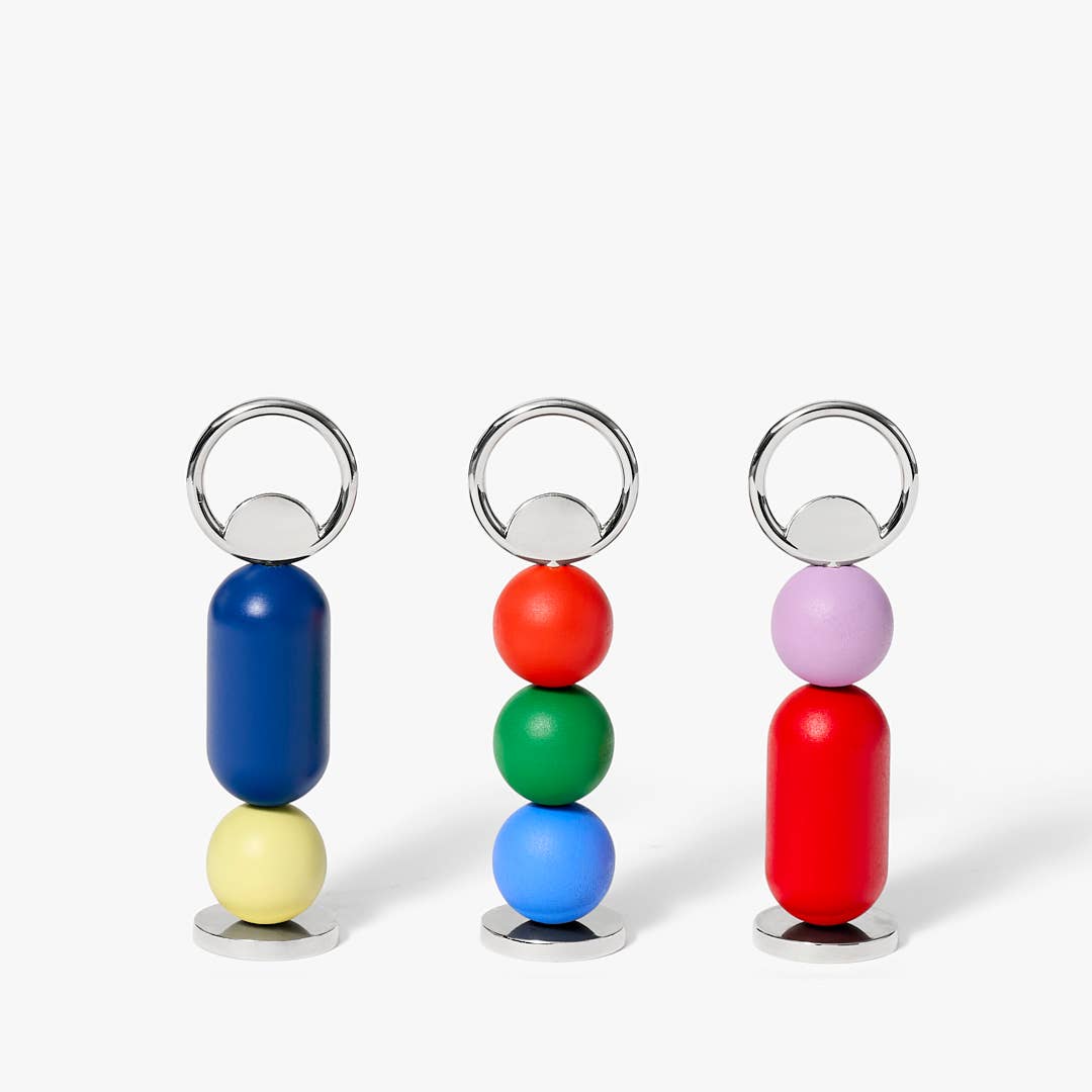 Abaco Bottle Opener: Red/Green/Blue - PMA Store at the Portland Museum of Art, Maine