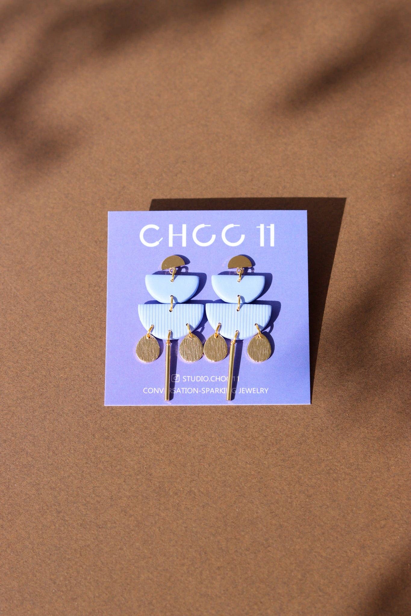 KAYLA EARRINGS // GOLD TONE: Forrest - PMA Store at the Portland Museum of Art, Maine