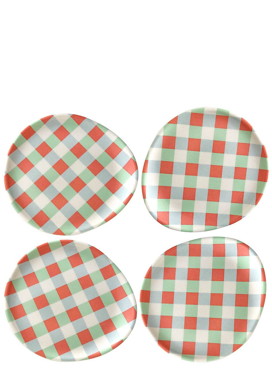 Xenia Taler - Gingham Coaster - Set of 4 - PMA Store at the Portland Museum of Art, Maine