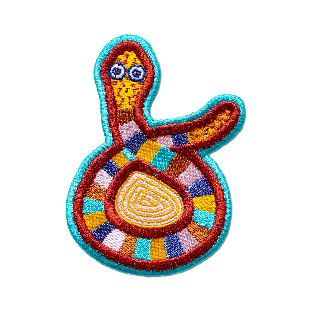 Pma Patch Apply Stickers - Snake Iron by Jeffrey Gibson - Iron-On Patch – PMA ...