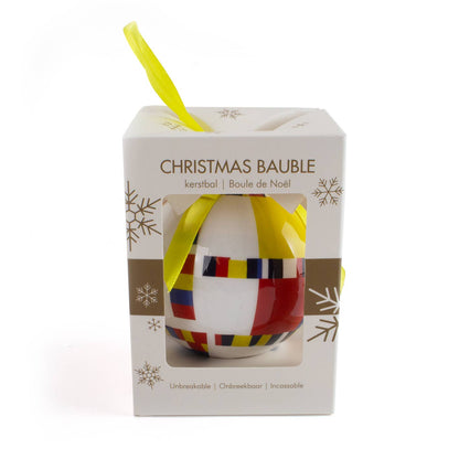 Mondriaan Boogie Woogie Unbreakable Christmas Ornament - PMA Store at the Portland Museum of Art, Maine