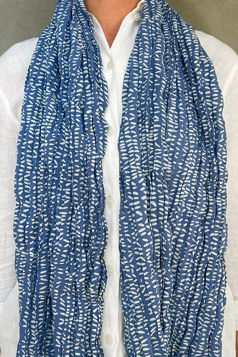 See Design - Cotton Scarf: Speck Fuchsia/Orange - PMA Store at the Portland Museum of Art, Maine