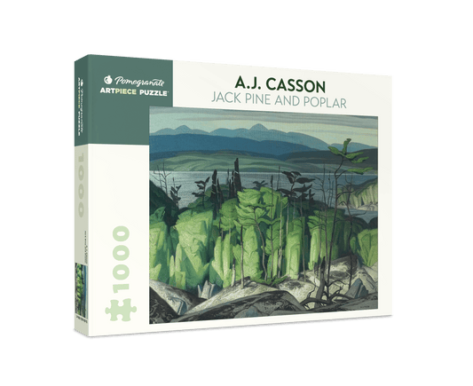 Pomegranate - A.J. Casson: Jack Pine and Poplar 1000-piece Jigsaw Puzzle - PMA Store at the Portland Museum of Art, Maine