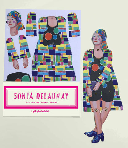 Sonia Delaunay Cut and Make Puppet - PMA Store at the Portland Museum of Art, Maine
