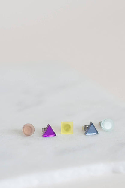 Pamela Coromoto - Basic - Mini Earrings Set (5) - Colorful Palette: Pink Palette - PMA Store at the Portland Museum of Art, Maine