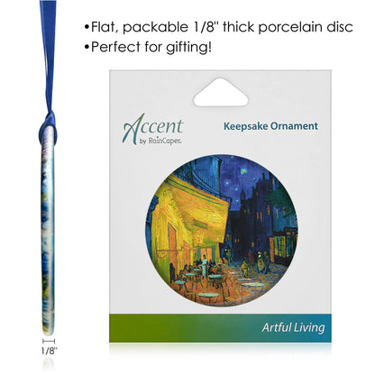 Van Gogh "Cafe Terrace at Night" Keepsake Ornament - PMA Store at the Portland Museum of Art, Maine
