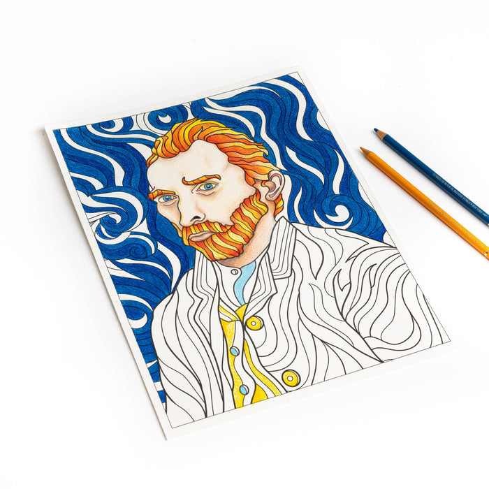 Today is Art Day - Coloring Book - Vincent van Gogh