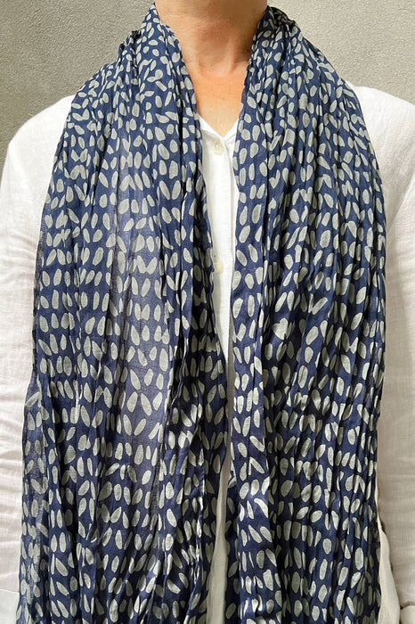 See Design - Cotton Scarf: Speck Fuchsia/Orange - PMA Store at the Portland Museum of Art, Maine