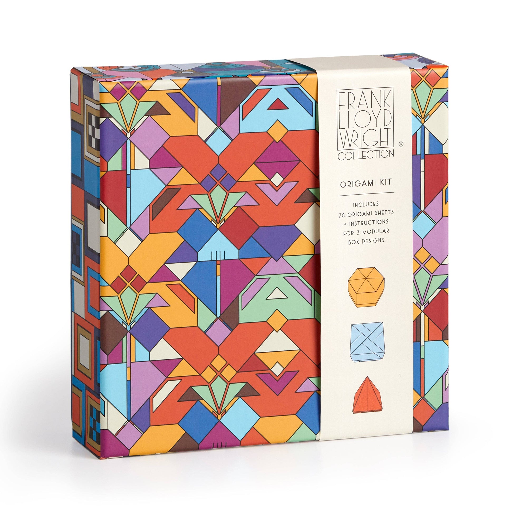 Chronicle Books - Frank Lloyd Wright Origami Kit - PMA Store at the Portland Museum of Art, Maine