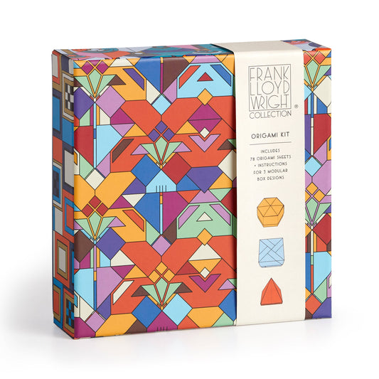 Chronicle Books - Frank Lloyd Wright Origami Kit - PMA Store at the Portland Museum of Art, Maine