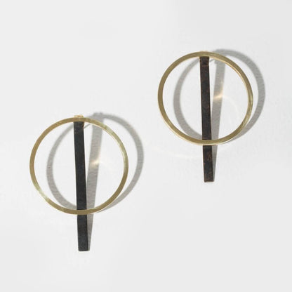 MULXIPLY - Embrace Convertible Earrings | Mixed Metals - PMA Store at the Portland Museum of Art, Maine