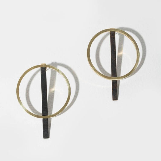 MULXIPLY - Embrace Convertible Earrings | Mixed Metals - PMA Store at the Portland Museum of Art, Maine