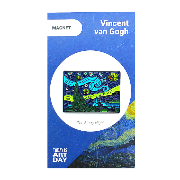 Today is Art Day - Magnet - Starry Night - Van Gogh