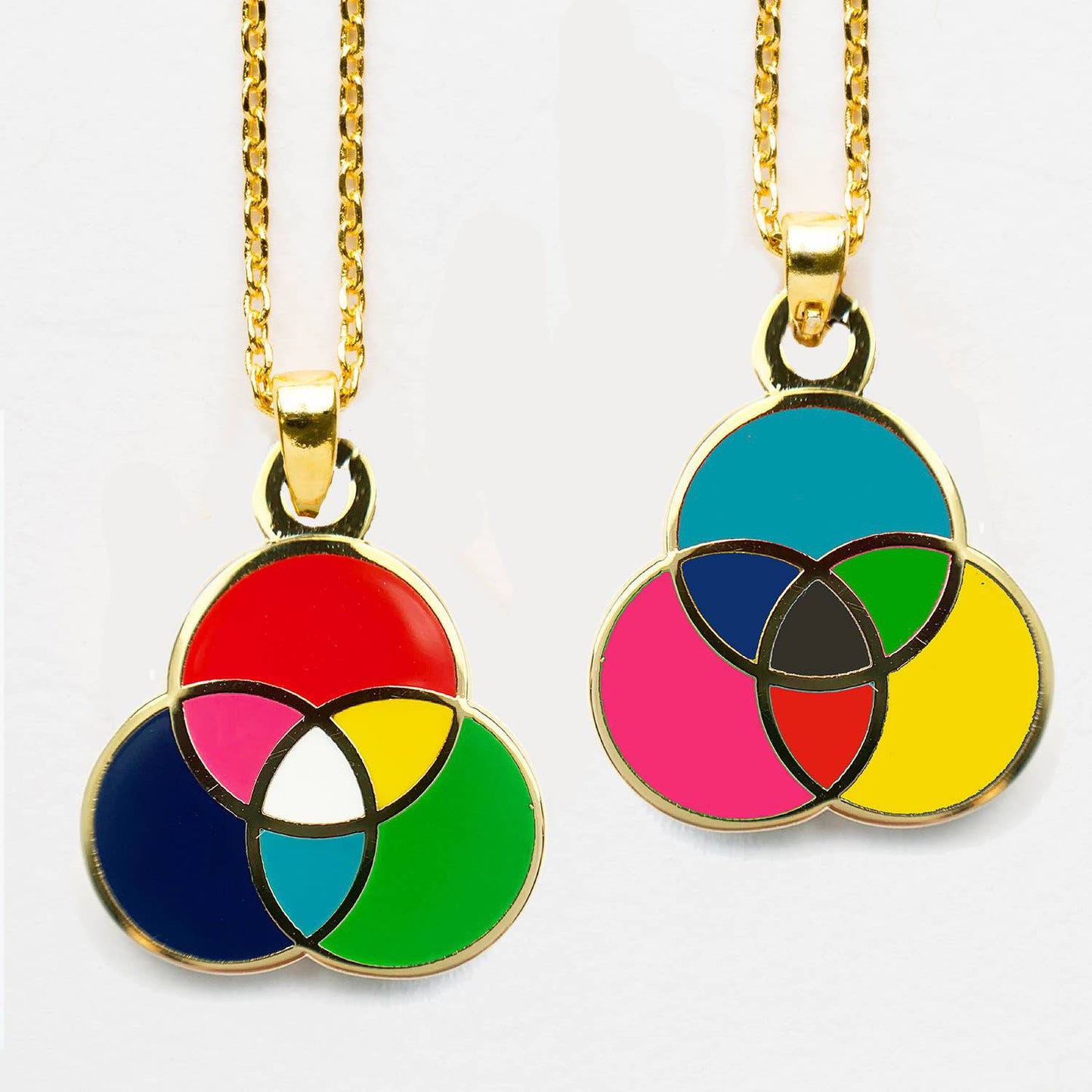 Yellow Owl Workshop - RGB/CMYK Double Sided Pendant - PMA Store at the Portland Museum of Art, Maine