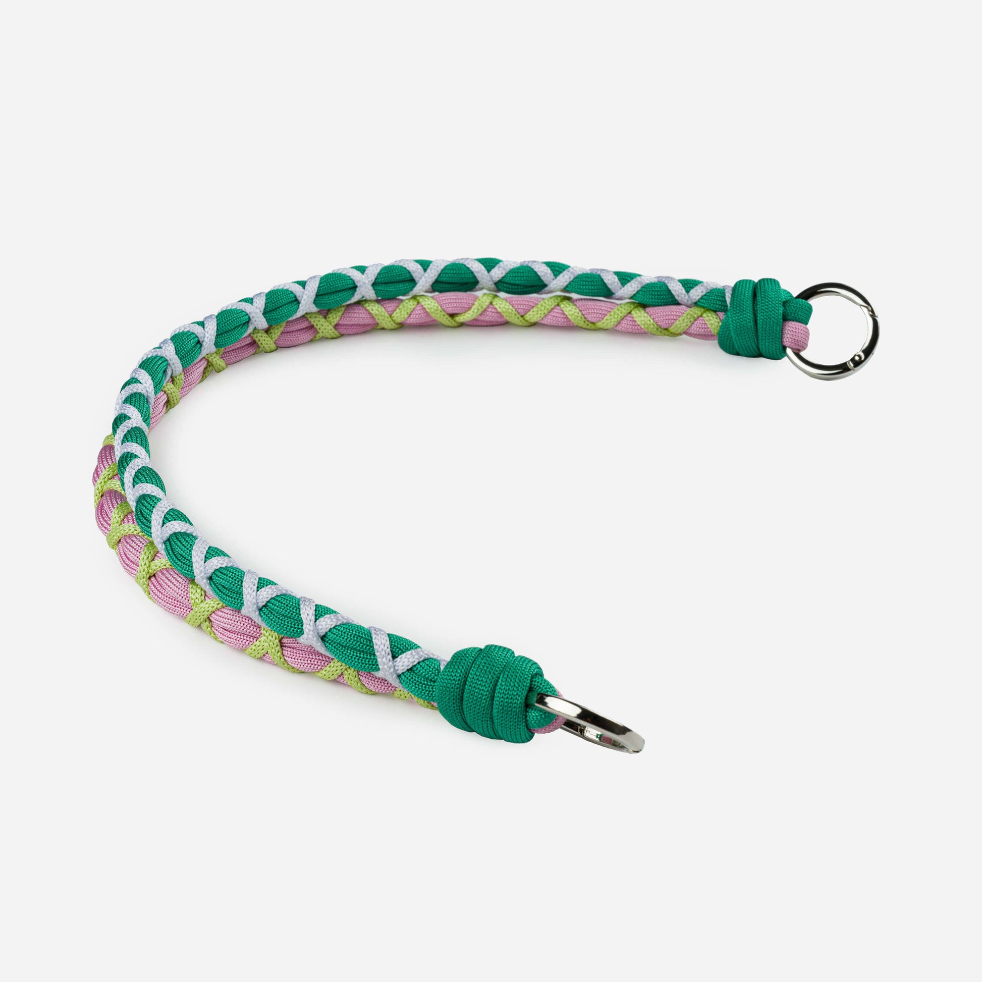 Braided Double Shoulder Strap: Kelly White - PMA Store at the Portland Museum of Art, Maine