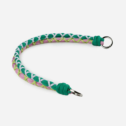 Braided Double Shoulder Strap: Kelly White - PMA Store at the Portland Museum of Art, Maine