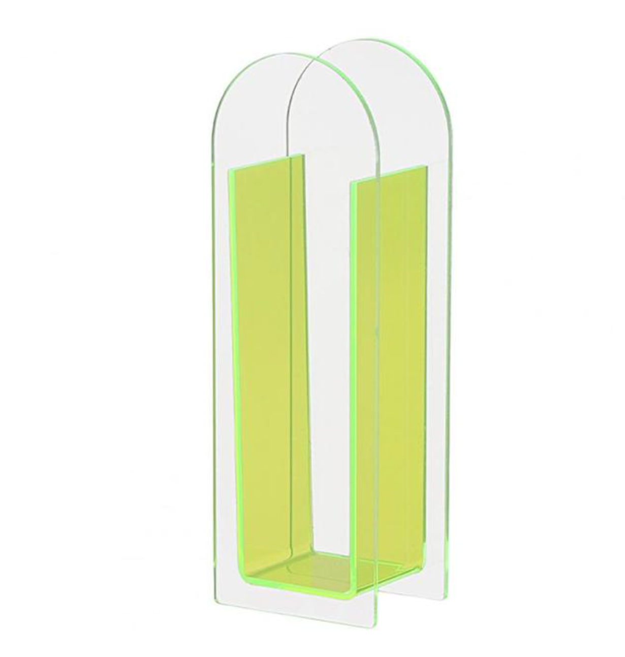 Translucent Acrylic Flower Vase: Green - PMA Store at the Portland Museum of Art, Maine