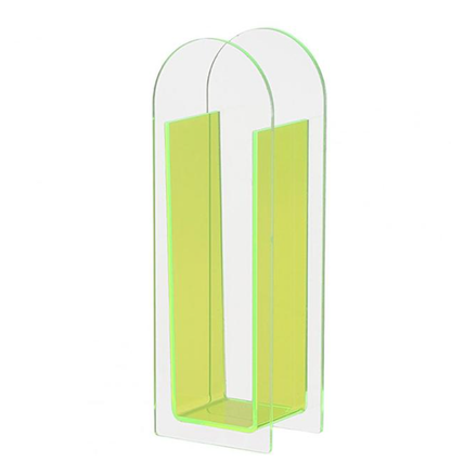 Translucent Acrylic Flower Vase: Green - PMA Store at the Portland Museum of Art, Maine