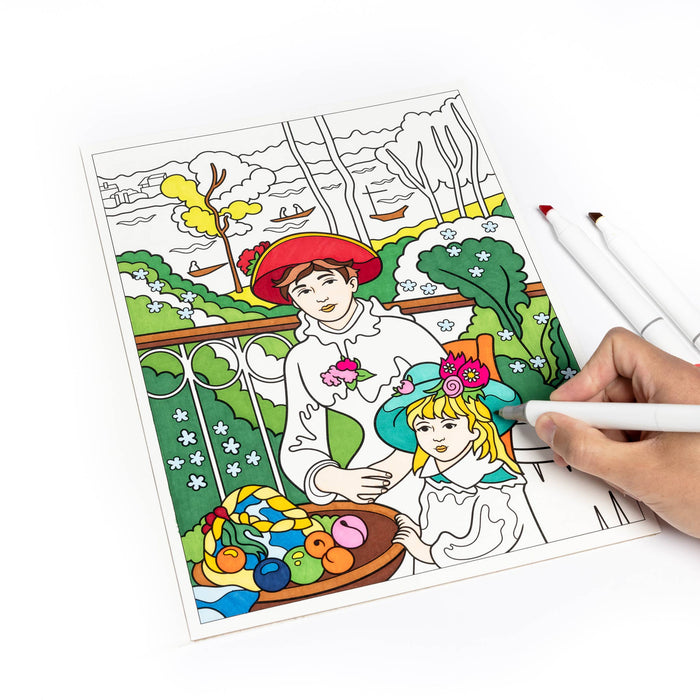 Today is Art Day - Coloring Book - Impressionism