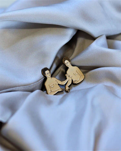 Pin Museum - Gabrielle d'Estrées and One of Her Sisters • Enamel Pin