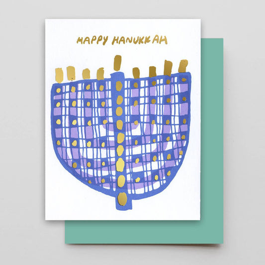 Hammerpress - Hanukkiah *FOIL* - PMA Store at the Portland Museum of Art, Maine