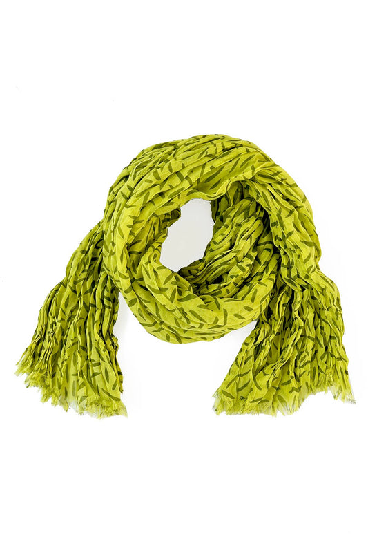 See Design - Cotton Scarf: Widget Green/Pine - PMA Store at the Portland Museum of Art, Maine