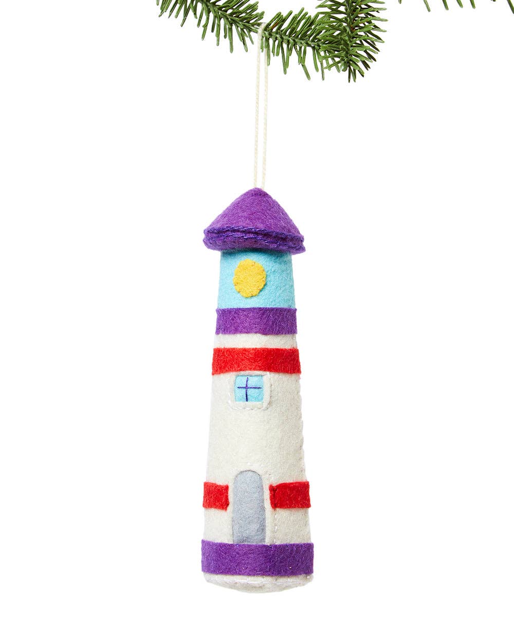 Silk Road Bazaar - Lighthouse Ornament - PMA Store at the Portland Museum of Art, Maine