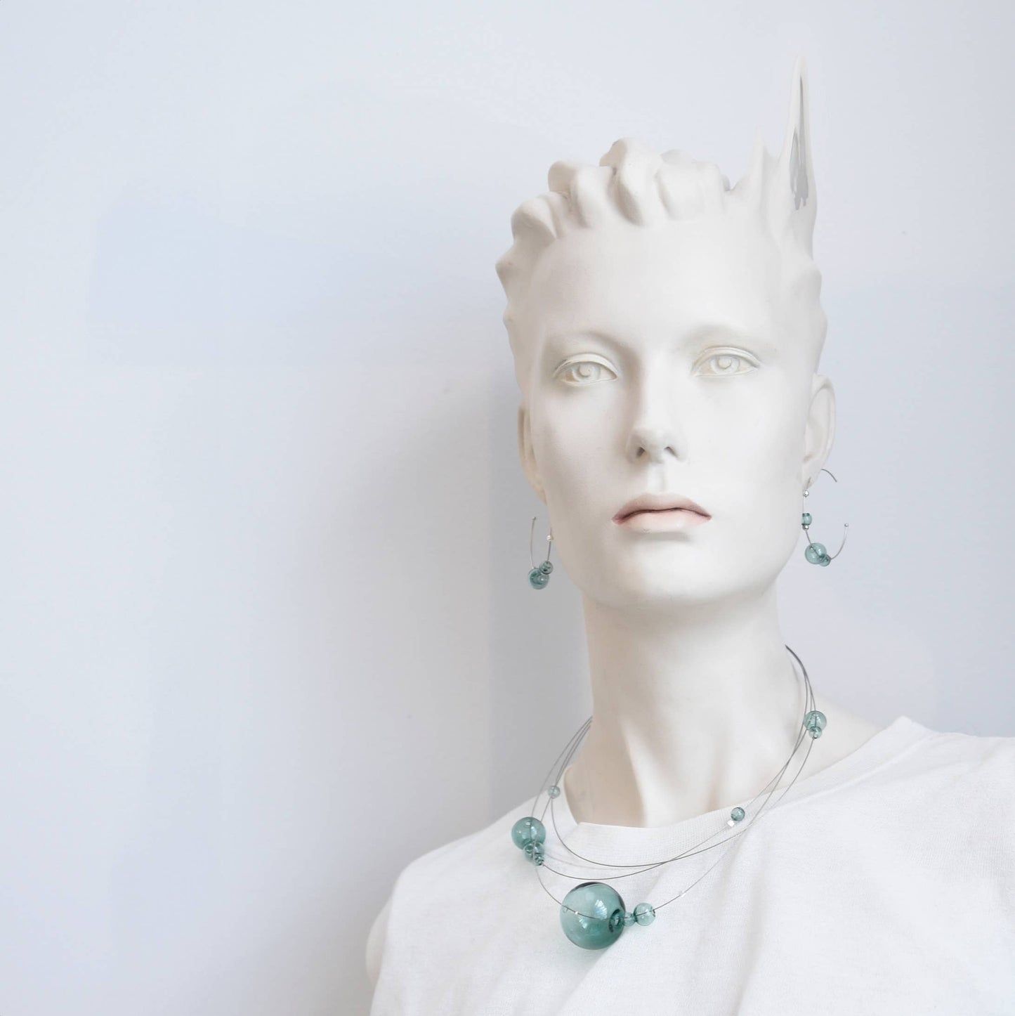 Pursuits - Cumulus Necklace: Gold Grey