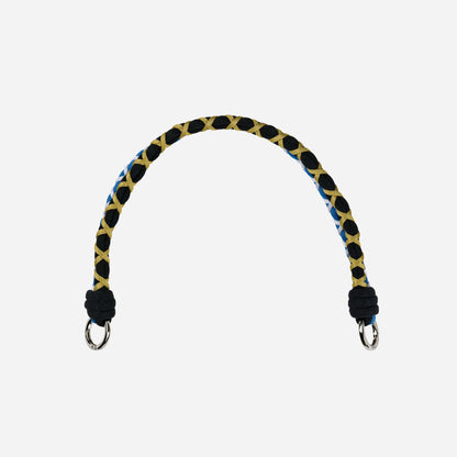 Braided Double Shoulder Strap: Kelly White - PMA Store at the Portland Museum of Art, Maine