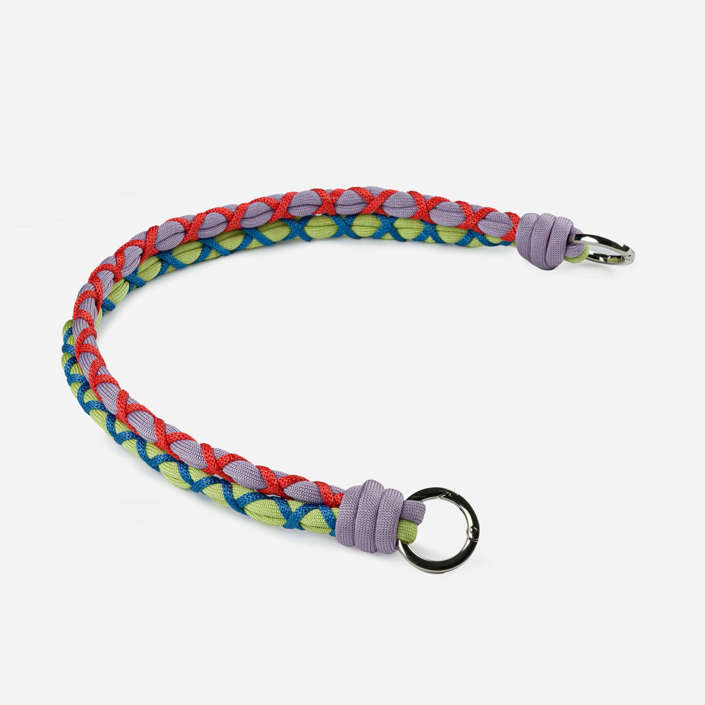 Braided Double Shoulder Strap: Kelly White - PMA Store at the Portland Museum of Art, Maine