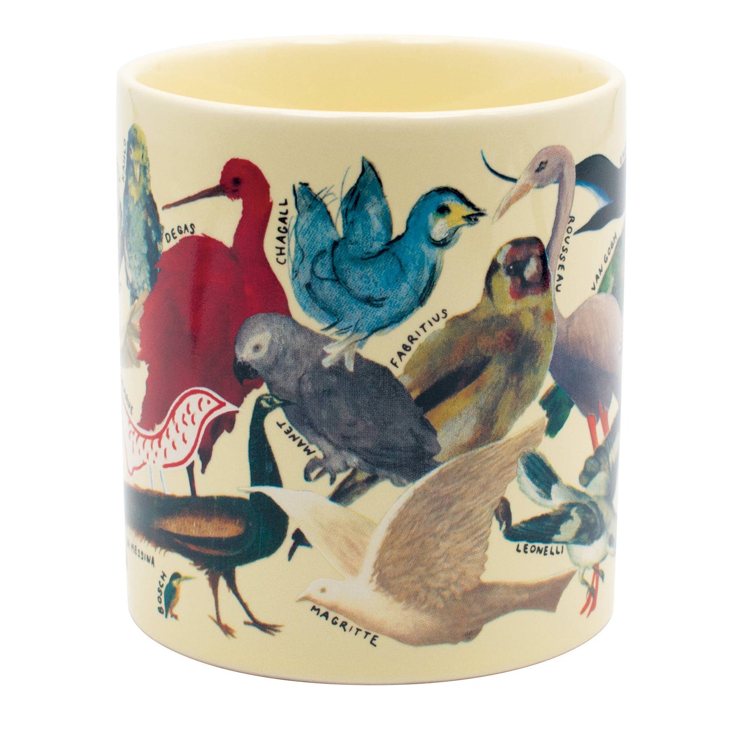 Unemployed Philosophers Guild - Artistic Bird Mug - PMA Store at the Portland Museum of Art, Maine