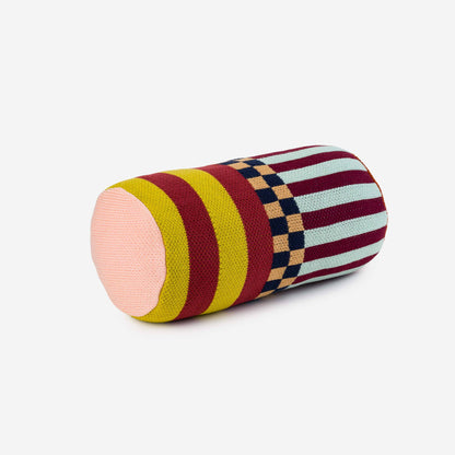 Pattern Patch Bolster Pillow: Multi 2 - PMA Store at the Portland Museum of Art, Maine