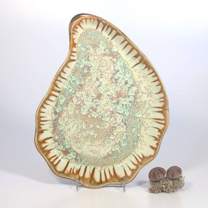 Alison Evans Ceramics - Large Oyster Plate: Abalone & Tortoise