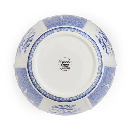 Blue Italian VASE 10" BRITISH FLOWERS - PMA Store at the Portland Museum of Art, Maine