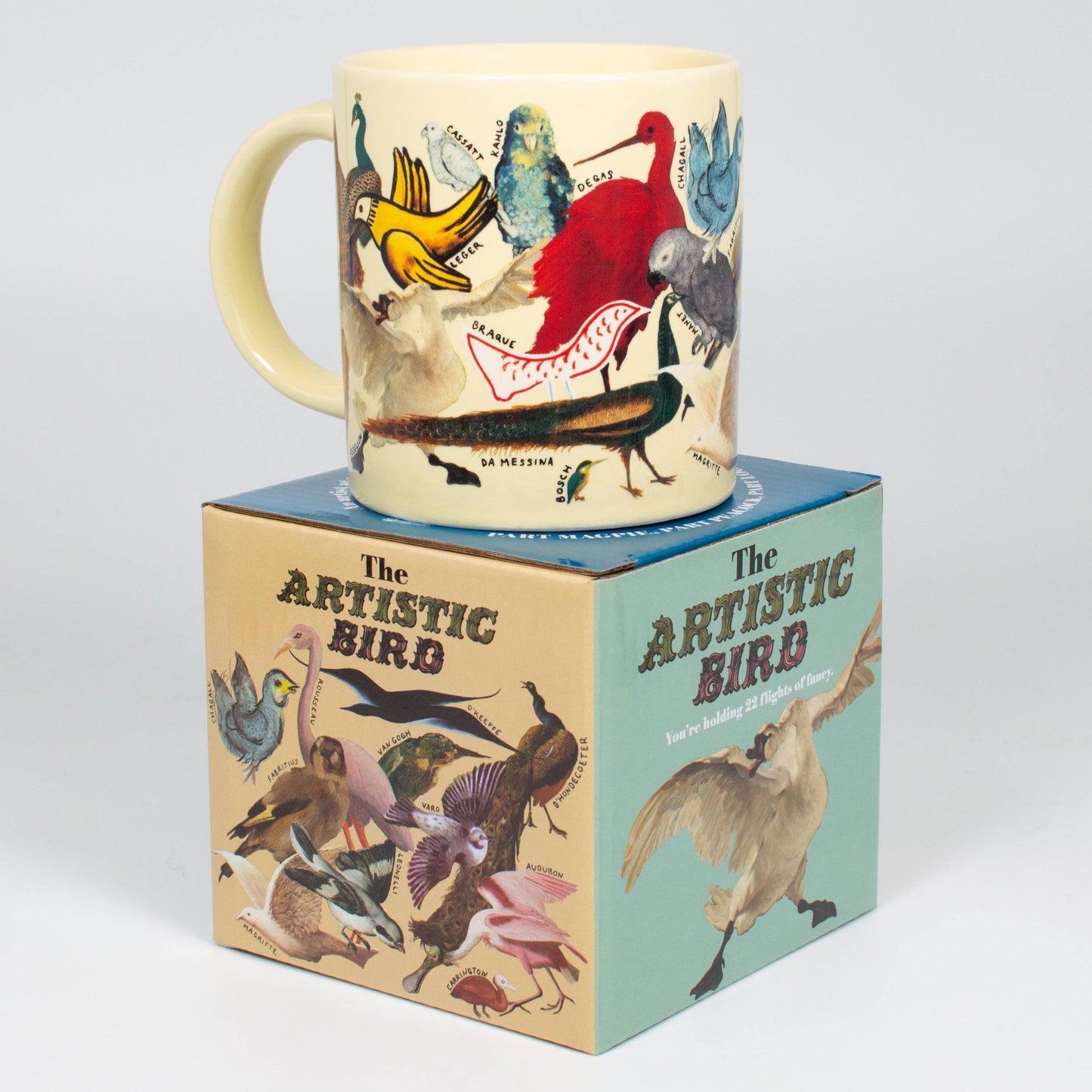 Unemployed Philosophers Guild - Artistic Bird Mug - PMA Store at the Portland Museum of Art, Maine