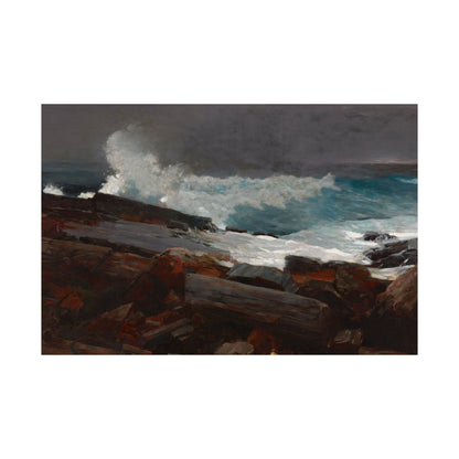 Weather Beaten by Winslow H omer Cropped ImageSatin Poster (210gsm)