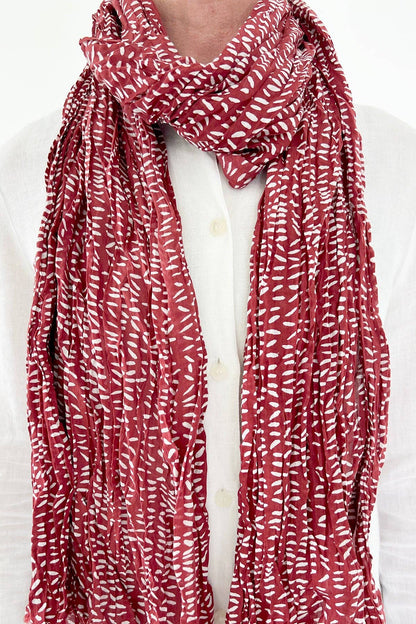 See Design - Cotton Scarf: Stitch Coal