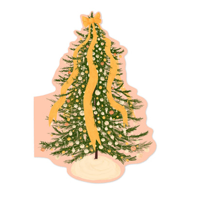 Avery Reed - Prim & Proper Christmas Tree Die-Cut Greeting Card