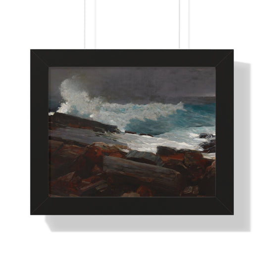 Weatherbeaten by Winslow Homer Framed Poster - Coastal Wall Art for Home Decor - PMA Store at the Portland Museum of Art, Maine