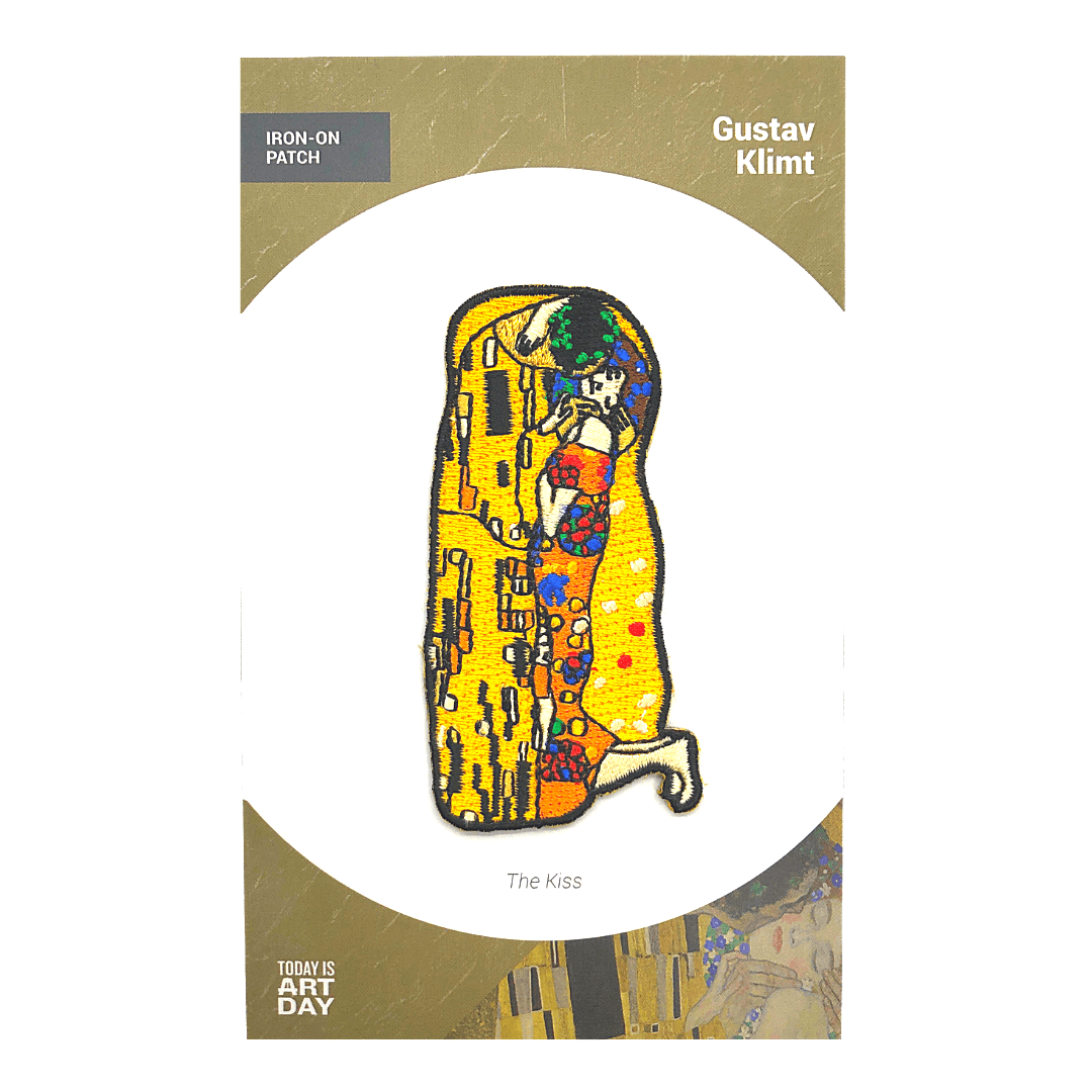 Today is Art Day - Patch - Kiss - Klimt - PMA Store at the Portland Museum of Art, Maine