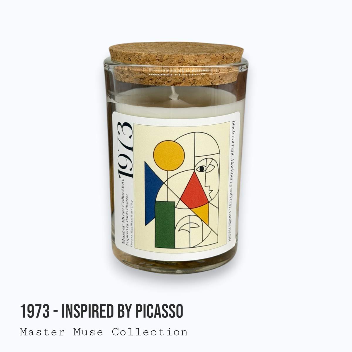 The Scented Palette - Blackberry Saffron Picasso-Inspired Art Candle — 1973: Candle